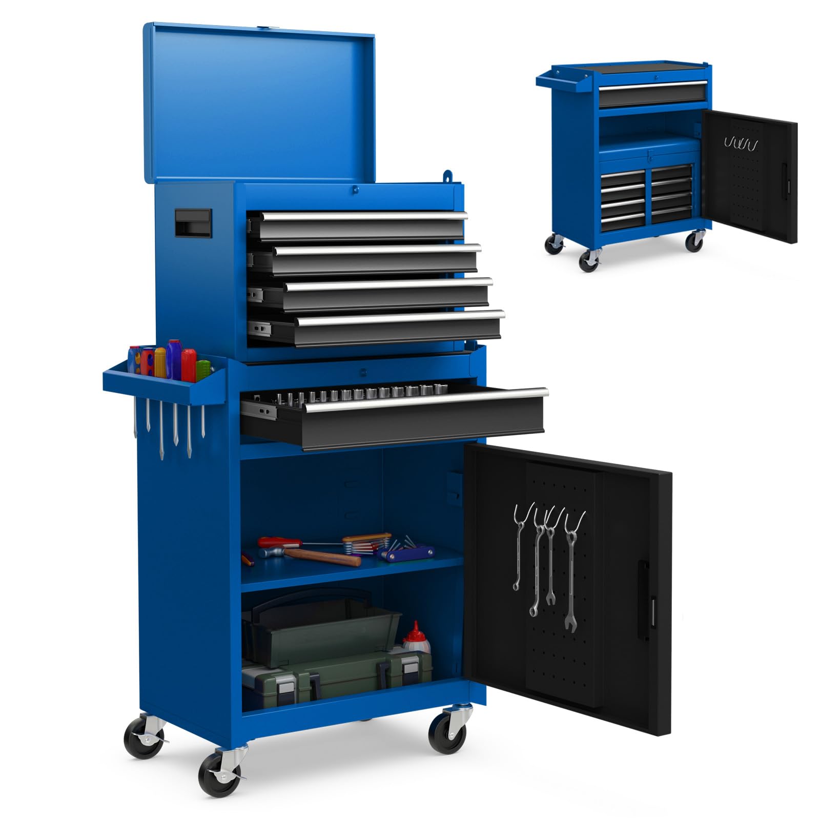 Amazon.com: IRONMAX Rolling Tool Chest, 5-Drawer Lockable Tool